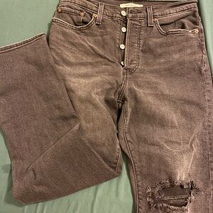 Levi’s Wedgie Straight Distressed Women Jeans
